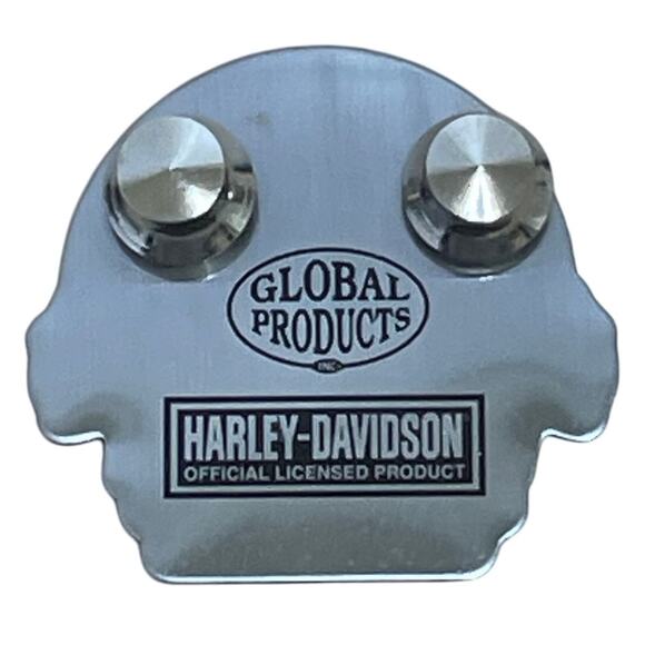 Harley Davidson of Washington Motorcycle White House Jacket Pin EUC Silver - Picture 3 of 5